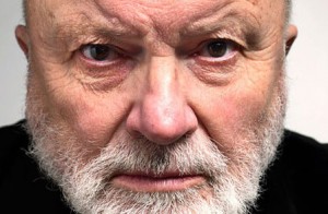 Asked if he liked a particularly severe photograph of himself, he replied: "It terrifies me."