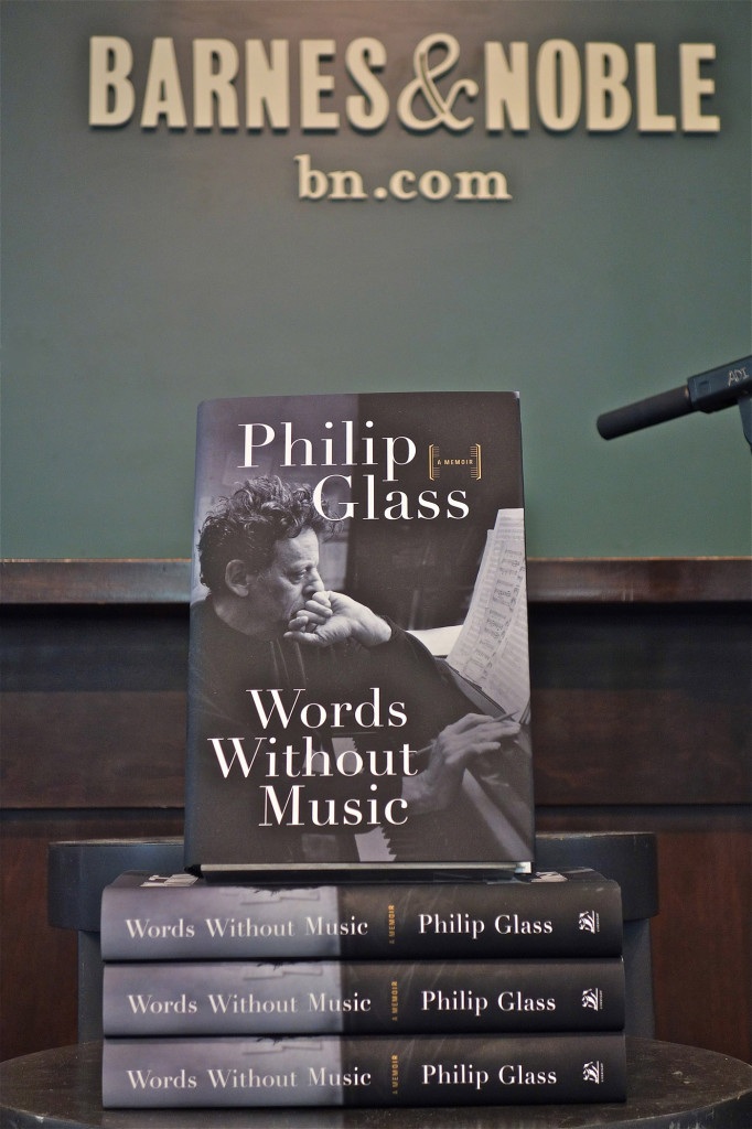 Philip Glass books; Barnes & Noble; Uniion Square; NYC. 3/6/2015
