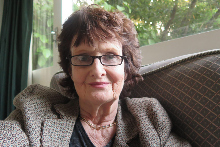 Eavan Boland, the Bella Mabury and Eloise Mabury Knapp Professor in Humanities